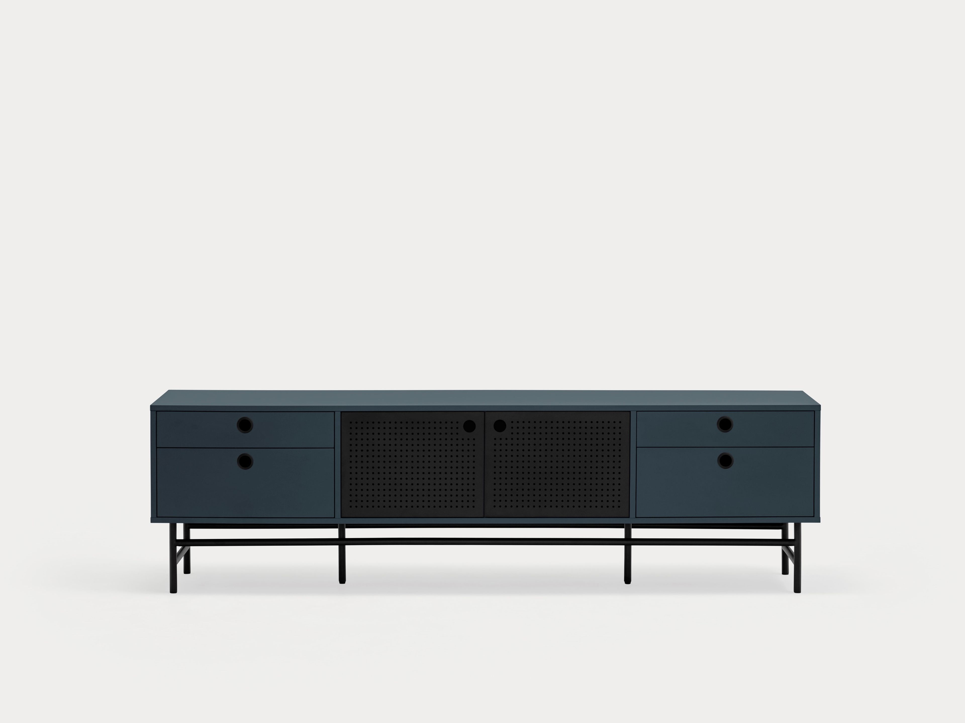 Шкаф для телевизора из МДФ с распашными дверцами и ящиками TEULAT точка ARCH-00150209 - Вид №13