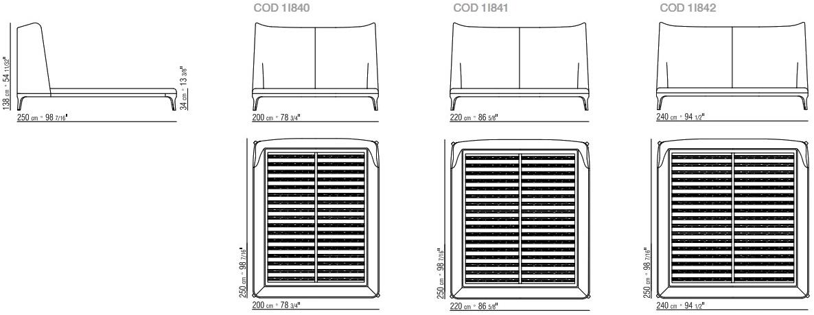 Flexform Кровать с высоким изголовьем Dragonfly sun-id-1433019 - Вид №1
