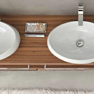 5495 Накладная раковина на столешницу  овальная Arbi