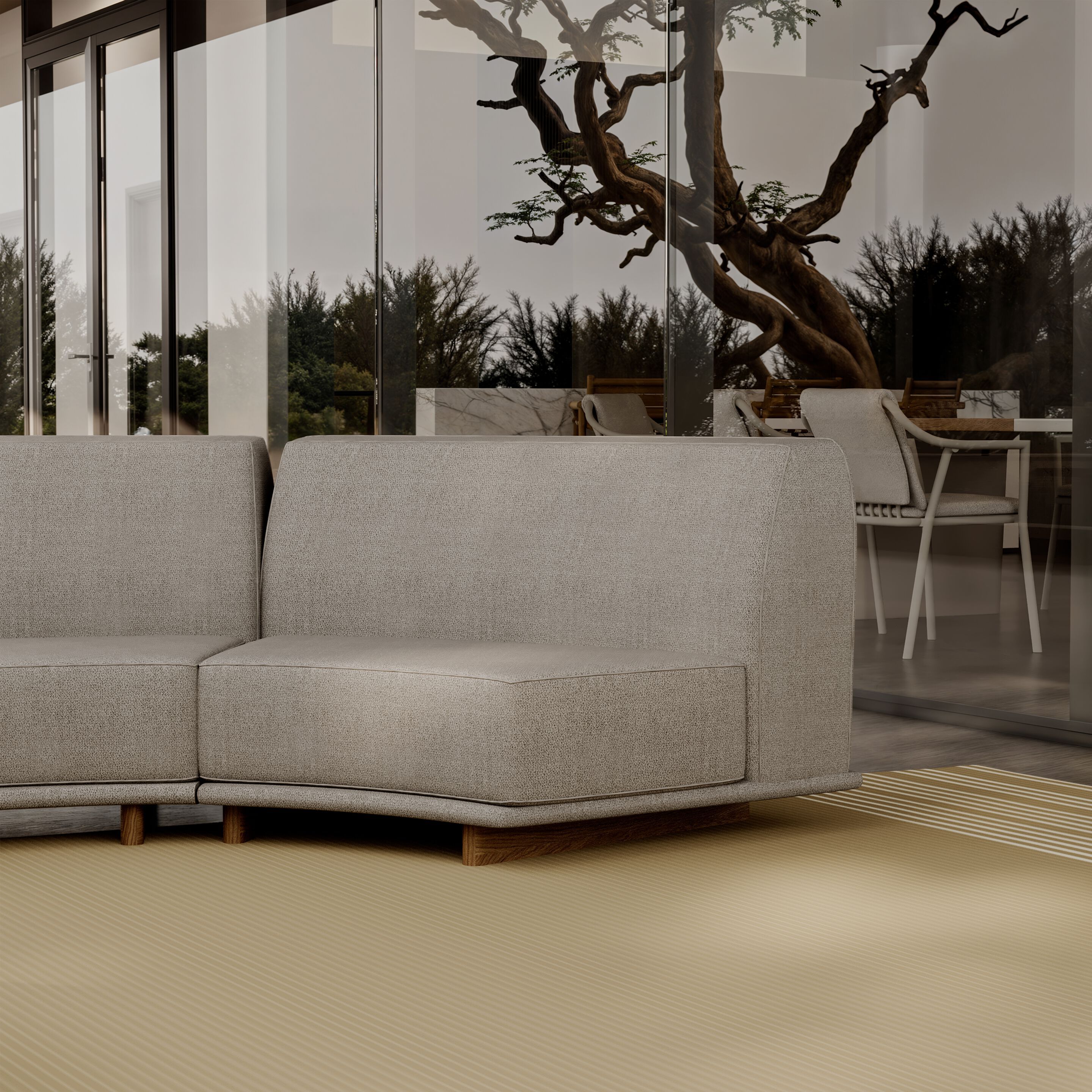 Тканевое садовое кресло YAAZ Rasel ARCH-00048148 - Вид №2