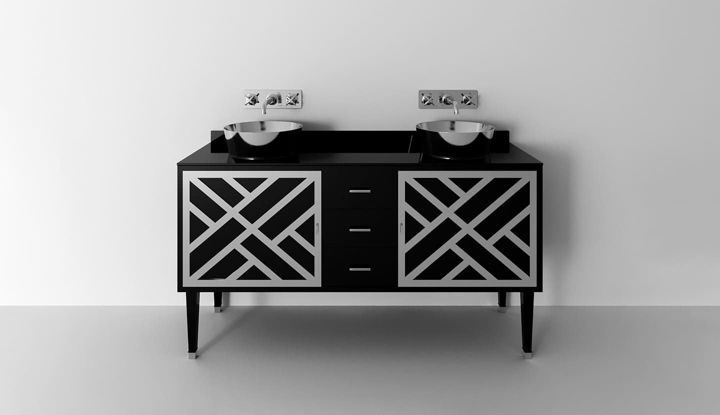 Деревянный напольный умывальник с дверцами Park Avenue CORA 3A ARCH-00091266 - Вид №3