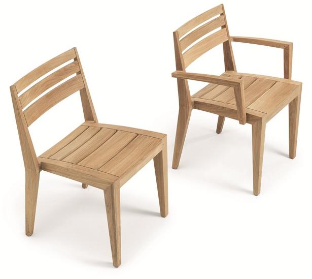 Ethimo Садовый стул из тика с подлокотниками Ribot Rbpdim010 - Вид №13