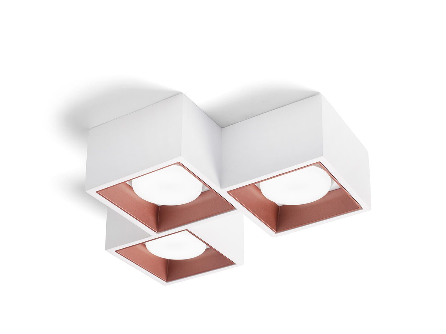 Гипсовый потолочный светильник Tecnico NASSO 3 QUADRATA ARCH-00101200 - Вид №2