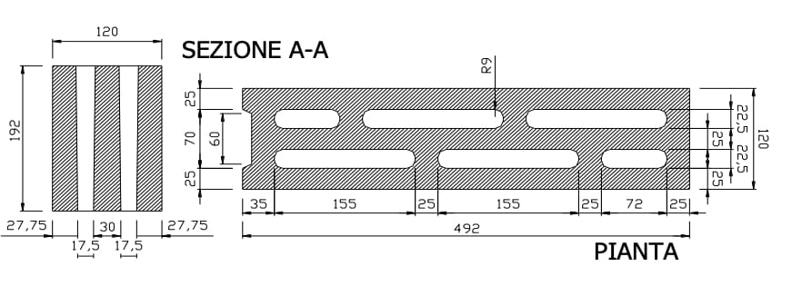Противопожарная блокировка Gallotta противопожарные блоки ARCH-00095651 - Вид №2