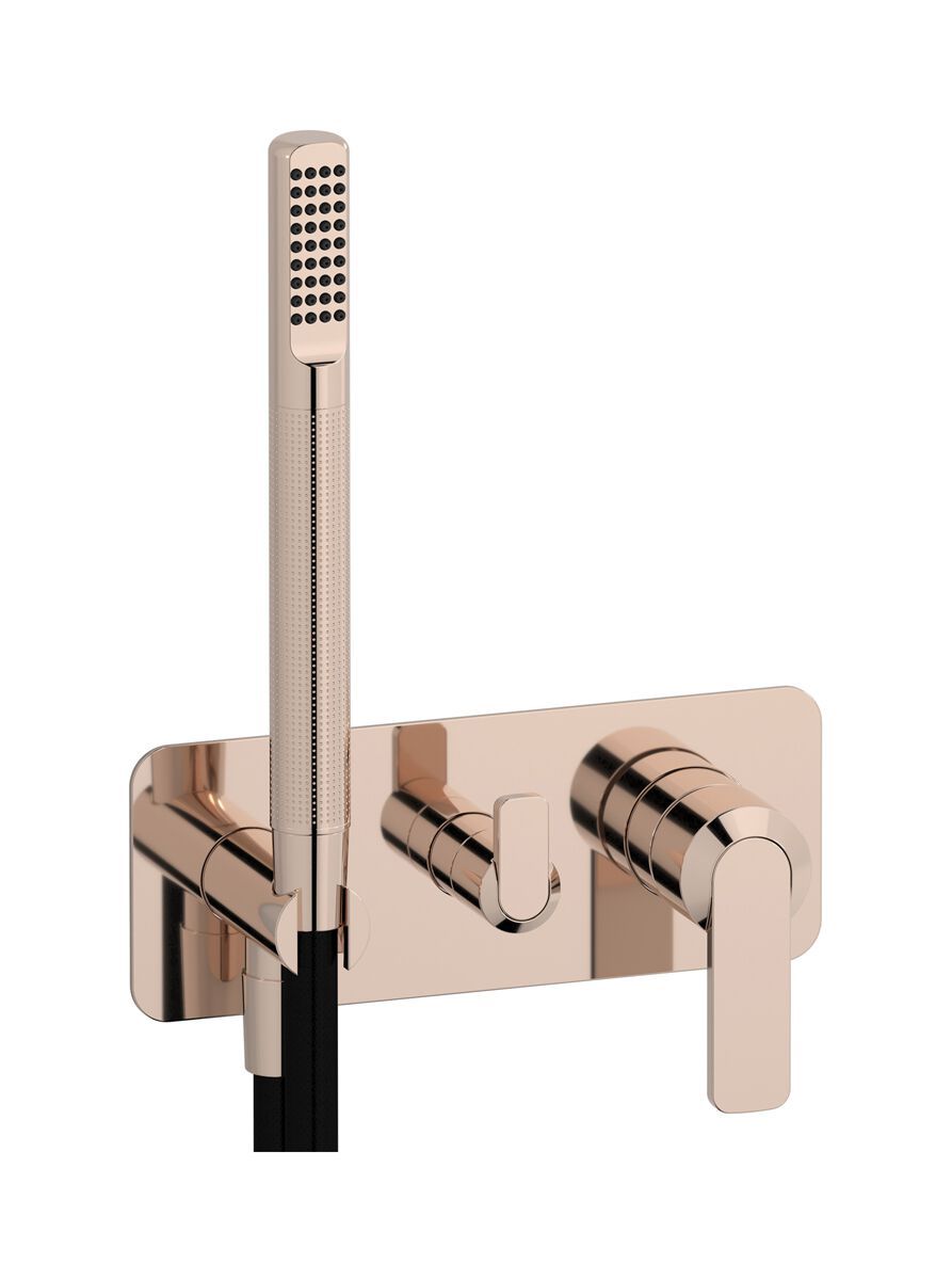 Однорычажный смеситель для душа с 3 отверстиями и ручным душем IB C-67 ARCH-00040959 - Вид №4