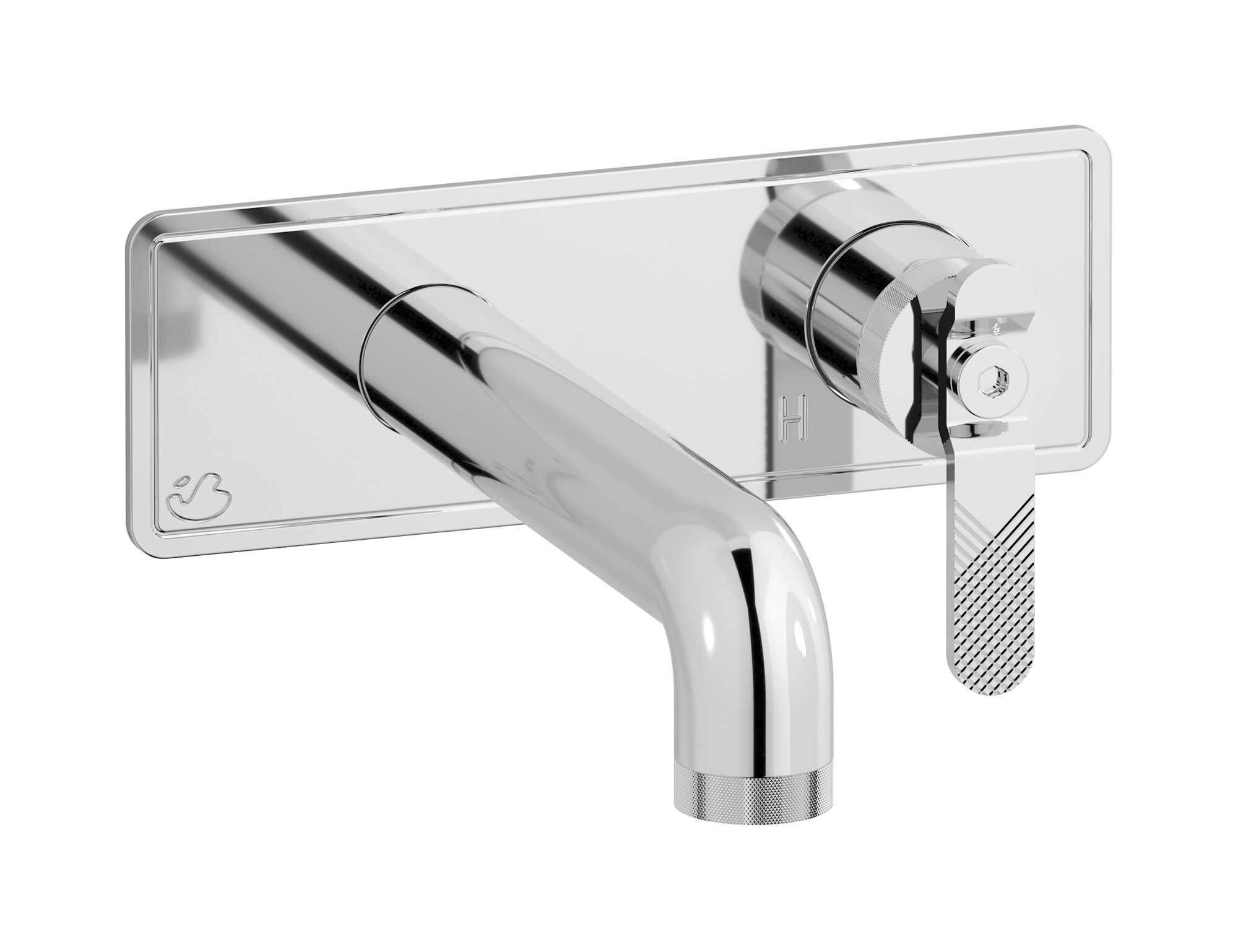 Однорычажный настенный смеситель для раковины с автоматическим сливом IB Bold ARCH-00071487 - Вид №2