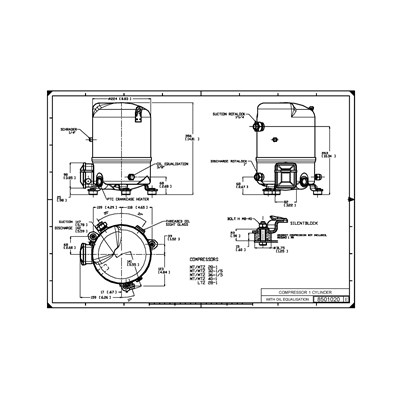 Danfoss MT/MTZ — Герметичные поршневые компрессоры MTZ32-5VI Компрессор MTZ32-5VI 