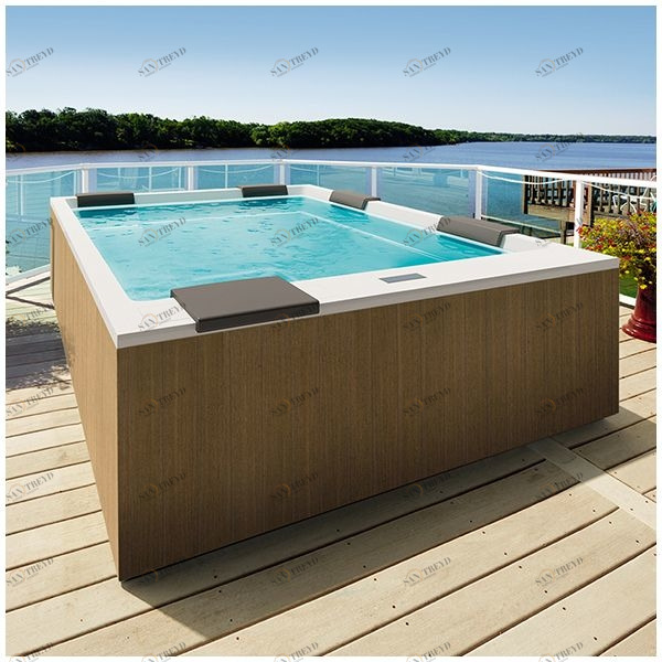 Бассейн Gruppo Treesse Muse Plus-V212I-PL прямоугольный встроенный белый PLUSV212IPL