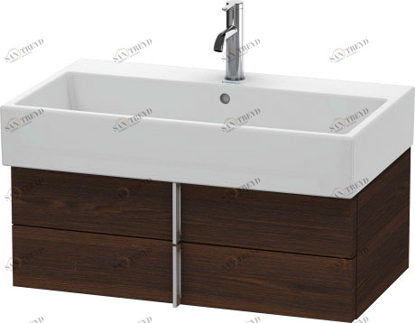 VA628706969 Тумбочка подвесная Vero Air #VA6287 784 x 431 мм Орех брашированный (натуральный шпон) Duravit