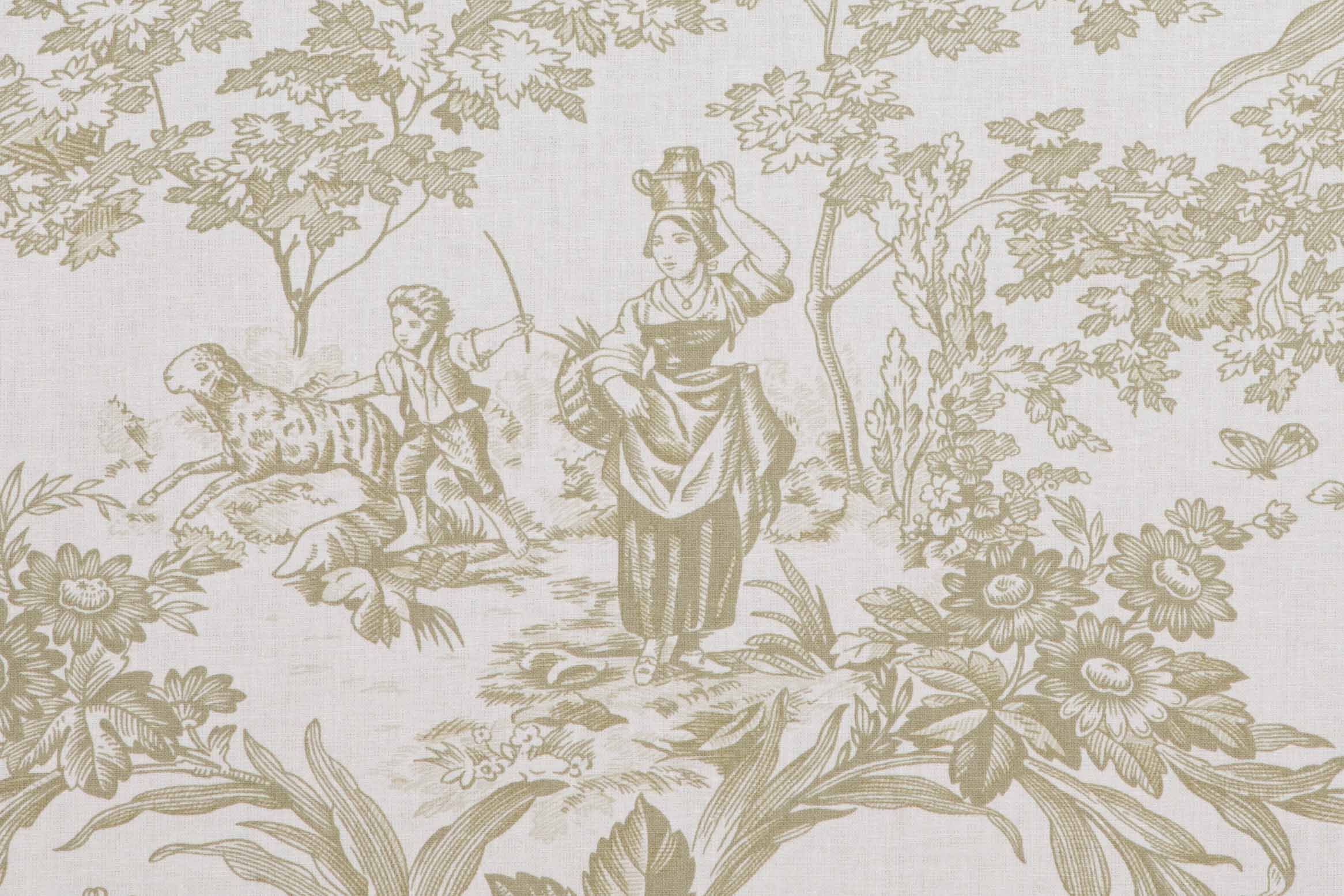 Хлопок шелкография обивочная ткань LELIEVRE Quenin-Belle Époque ARCH-00089078 - Вид №2