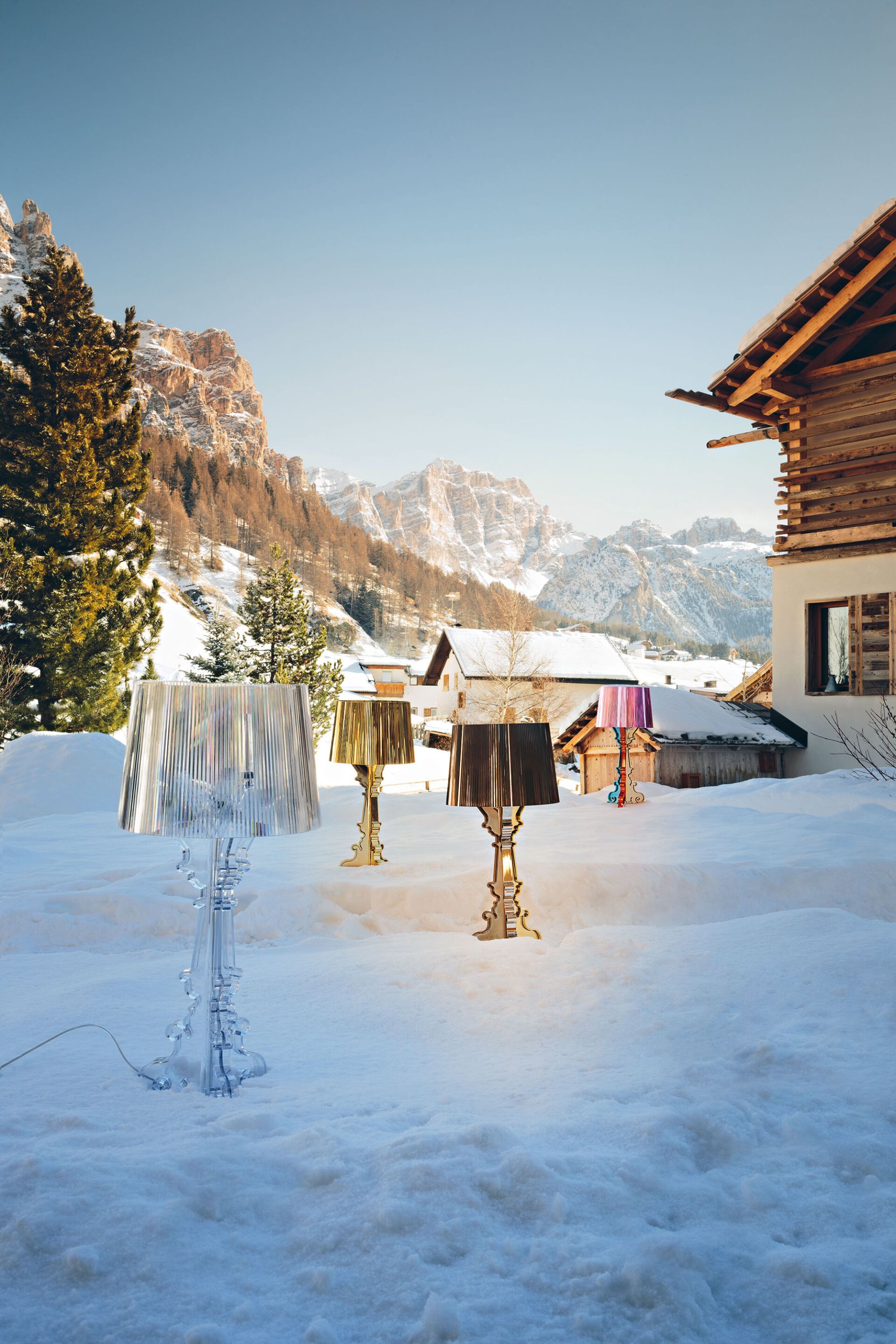 Поликарбонатная светодиодная настольная лампа с регулируемой яркостью Kartell BOURGIE ARCH-00127267 - Вид №35