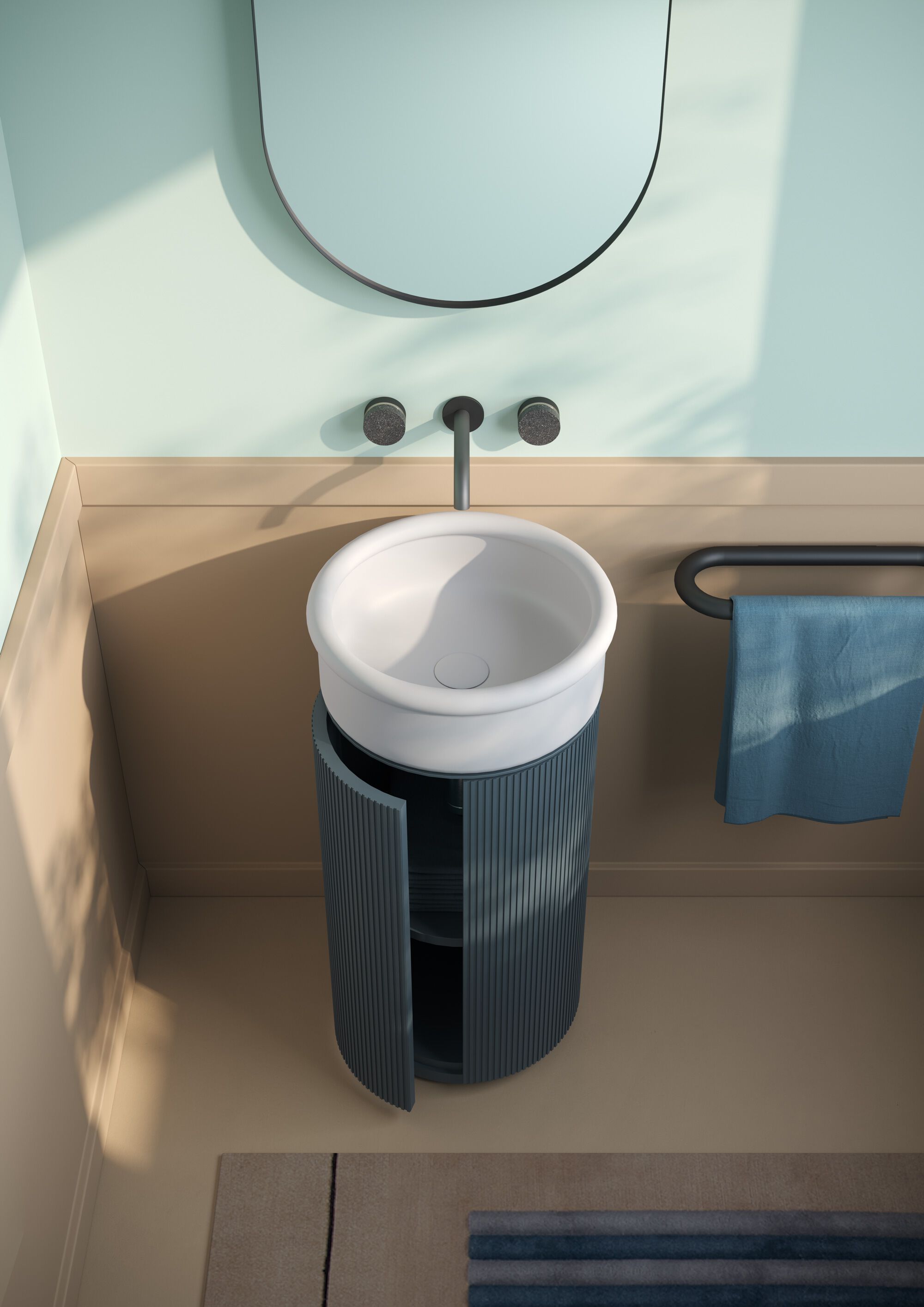 Деревянный напольный умывальник с дверцами ArtCeram OPERA ARCH-00038683 - Вид №2