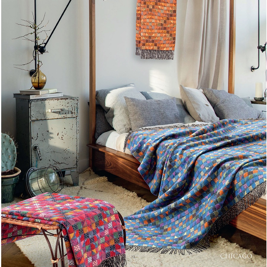 Плед Chicago, 130х180 см, оранжевый MARZOTTO CHICAGO7040 - Вид №1