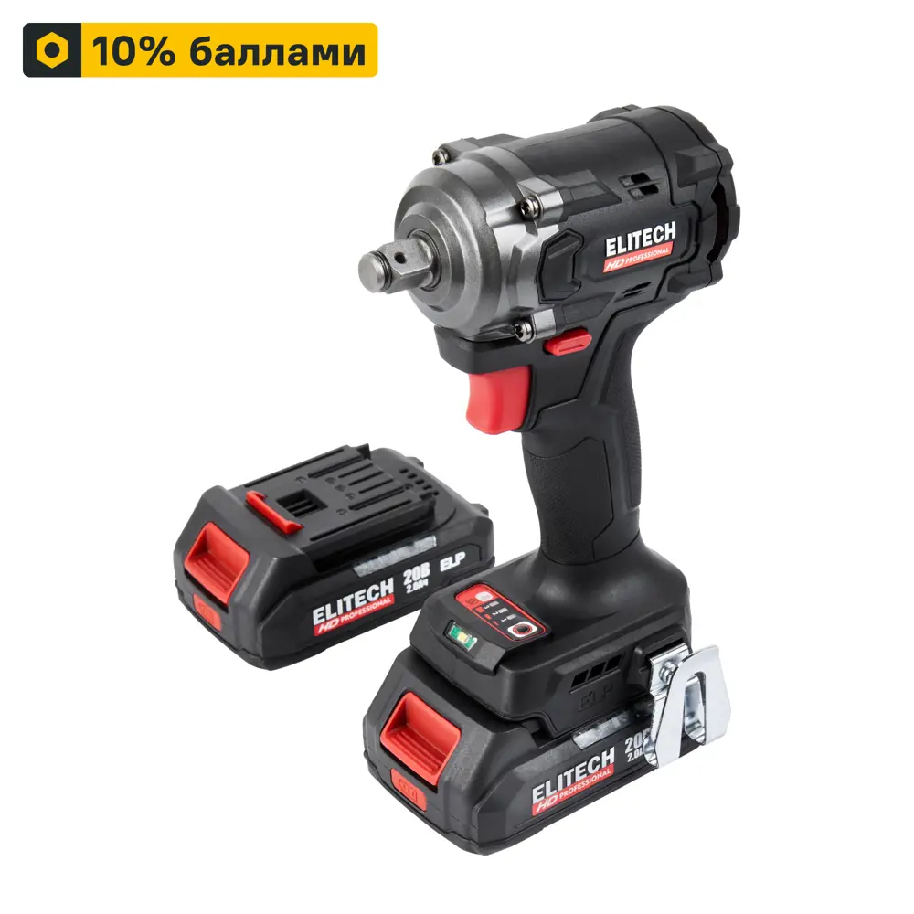 Аккумуляторный гайковерт ELITECH HD CW 2004SL для профессионального применения 89391488 STLM-1514706