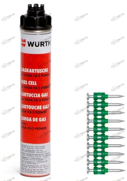 Würth Зачистить гвозди и газовый баллончик Fissaggi meccanici sun-id-1356753