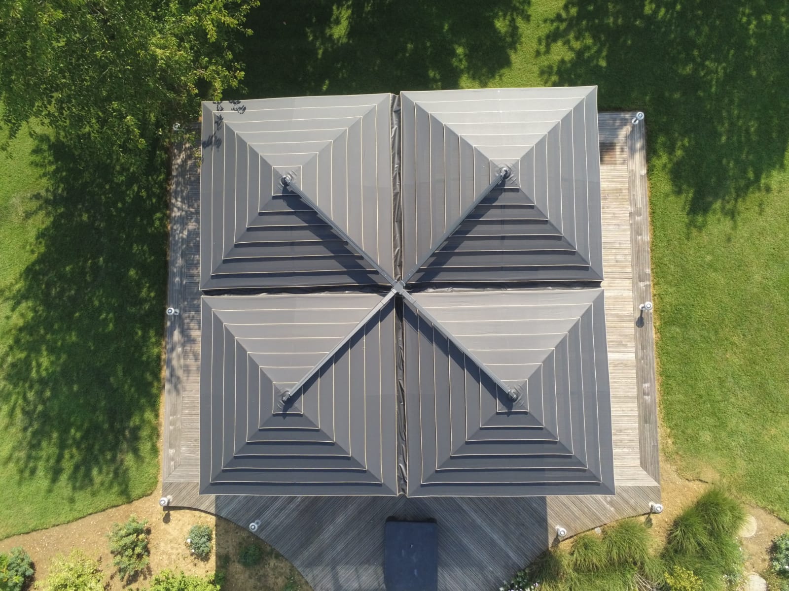 Зонтик в ироко Gardenart QUADRIFOGLIO ARCH-00146993 - Вид №4