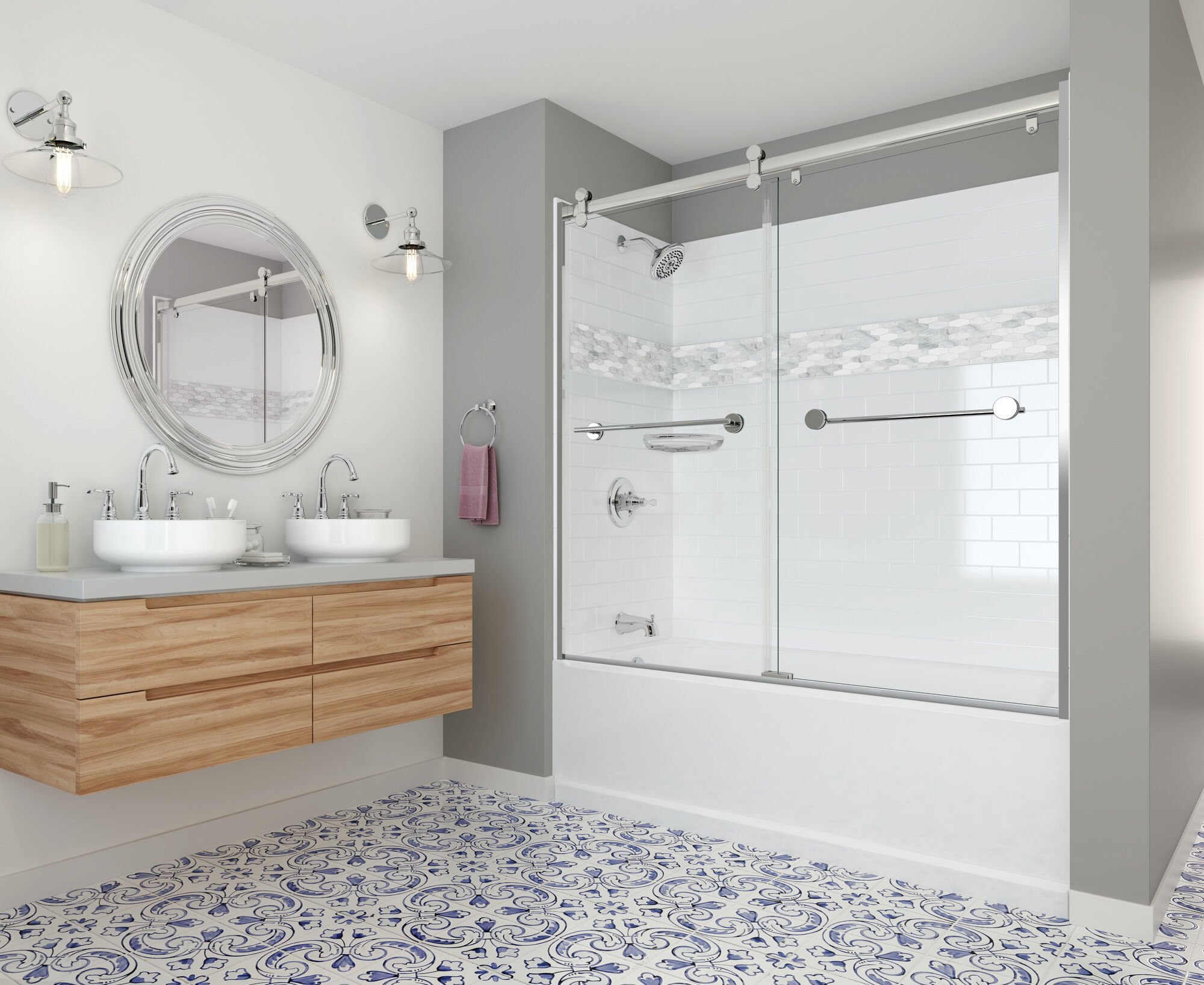 Ванна 60 x 32 дюйма - левый слив Delta Faucet 40034L - Вид №14