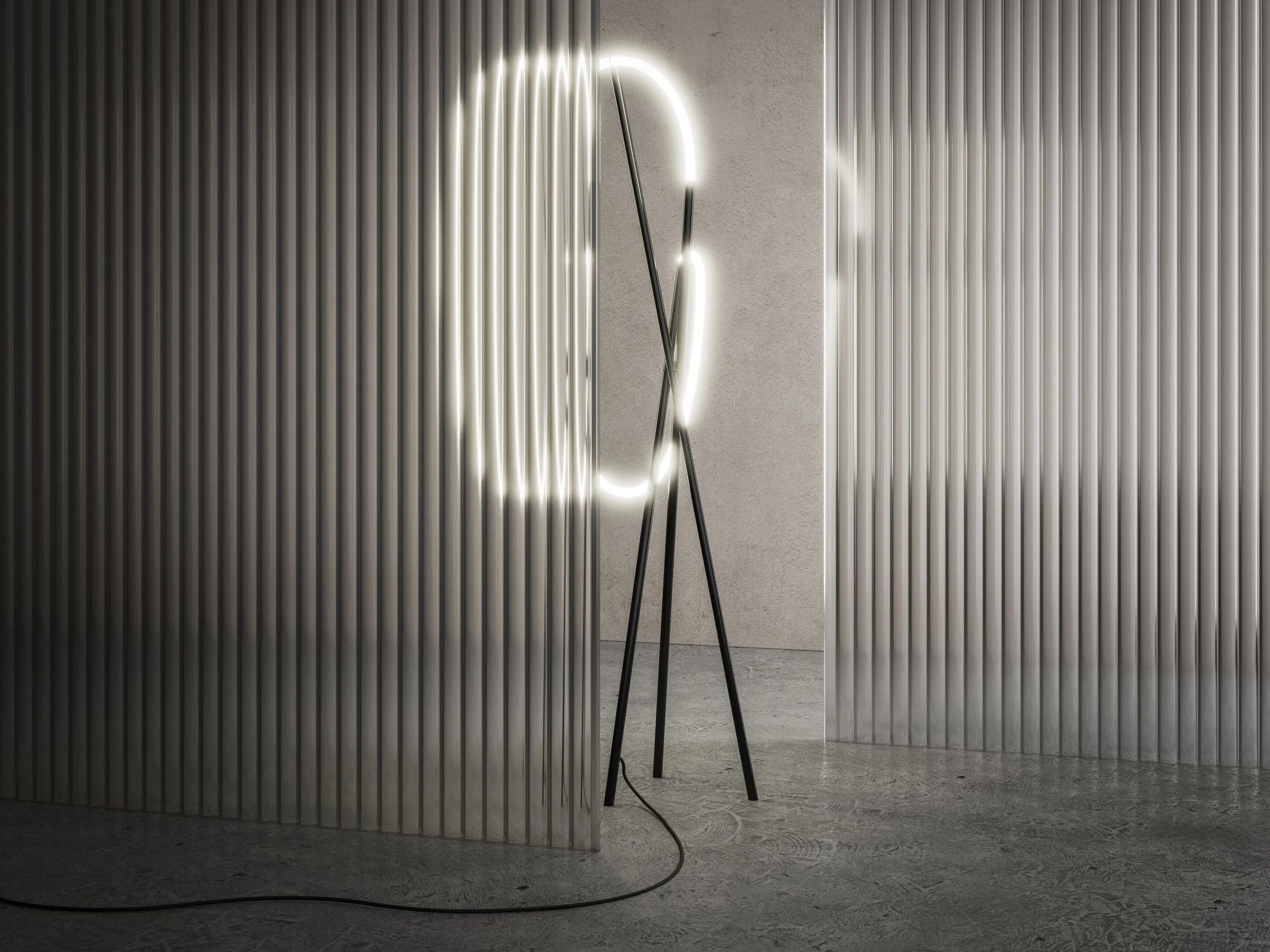 Алюминиевый светодиодный торшер Maytoni CROCHET ARCH-00113672 - Вид №2