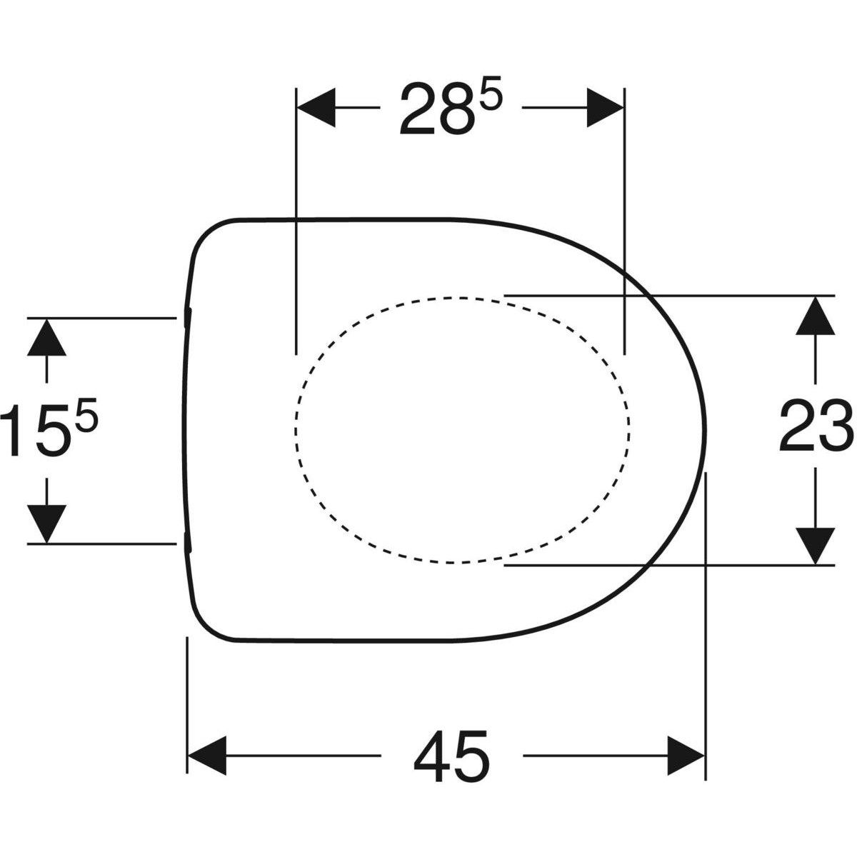 Сиденье для унитаза Geberit Selnova ARCH-00136753 - Вид №2