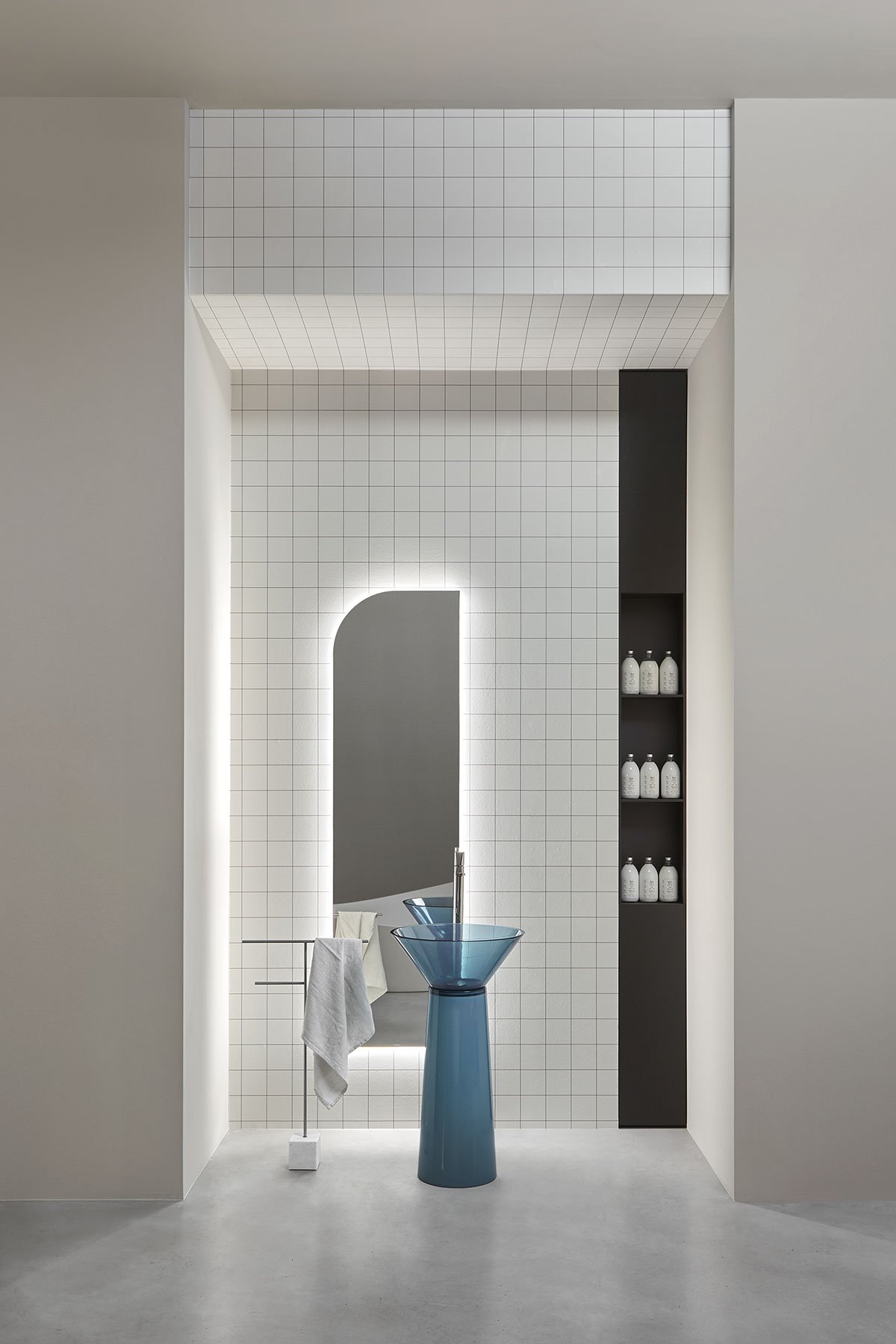 Albume Напольная раковина стоящая прямоугольная Antoniolupi  - Вид №5