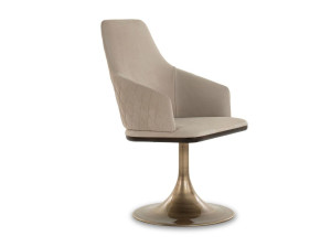 Тканевое вращающееся офисное кресло