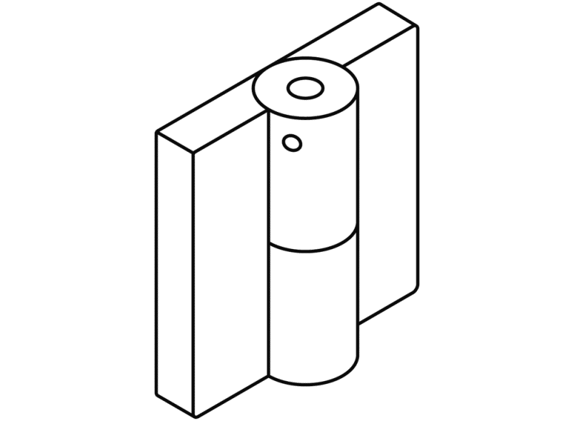 B9505B.75LF навинчивающийся ремешок (пружинный ремешок) HEWI Türzubehör  - Вид №7