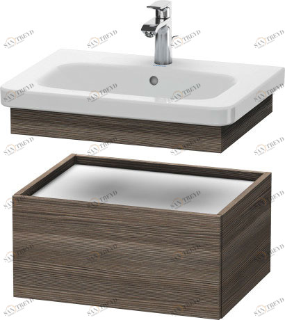 DS628005151 DuraStyle Шкафчик Сосна коричневая, декор Duravit