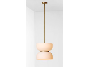 Стеклянный подвесной светильник