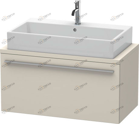 XL540309191 Тумбочка для компактной консоли X-Large #XL5403 900 x 478 мм Серо-коричневый декор Duravit