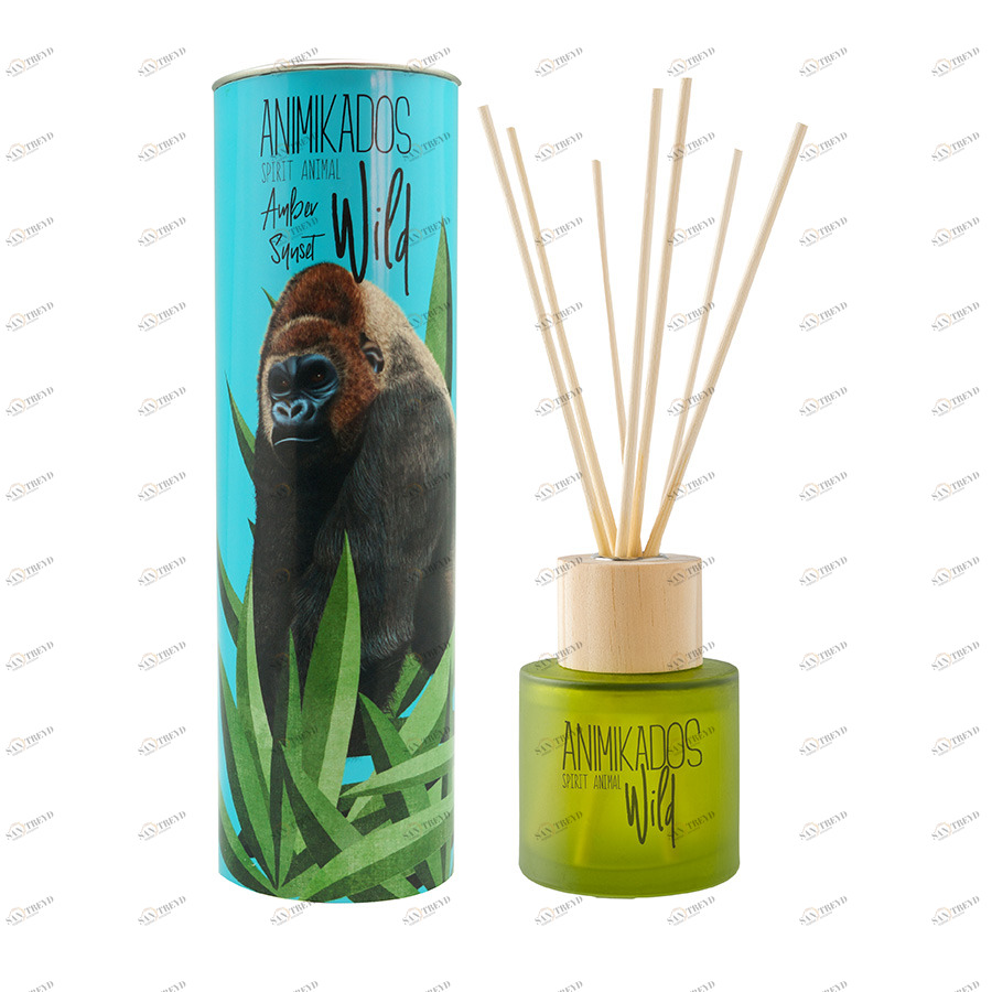 Диффузор ароматический 100 мл амбровый Wild Gorilla AMBIENTAIR  00-3881105 Зеленый 