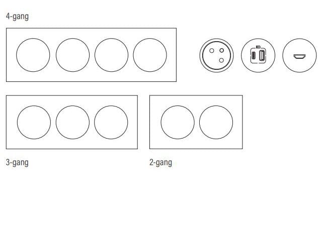 Множественная электрическая розетка legrand Incara ARCH-00047965 - Вид №6