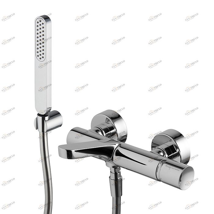 F4164 Смеситель внешнего монтажа на ванну с душевым комплектом FIMA CARLO FRATTINI Nomos Go 