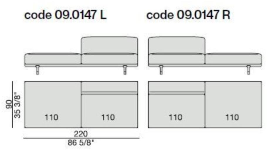 Porada Модульный тканевый диван с вещевым ящиком Eighteen sun-id-1365862 - Вид №19