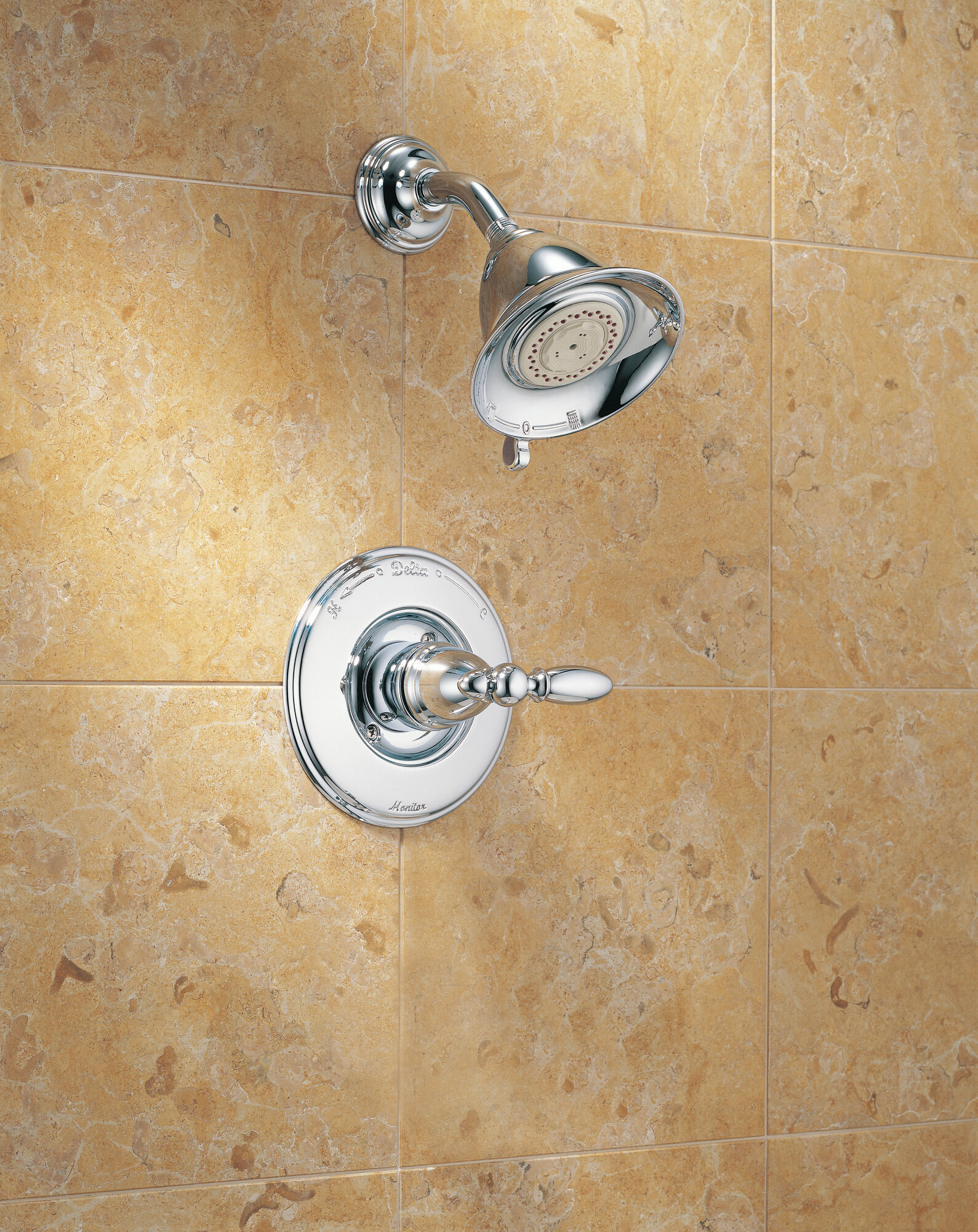 T14255-NPLHP Облицовка для душа Monitor® серии 14 - Без ручки Delta Faucet Victorian Жемчужный никель и латунь - Вид №2