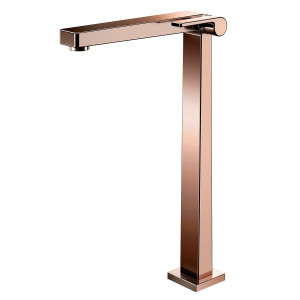 00824830 Смеситель для ванной комнаты 90° высокий излив полированная медь Docol DOCOL STILLO