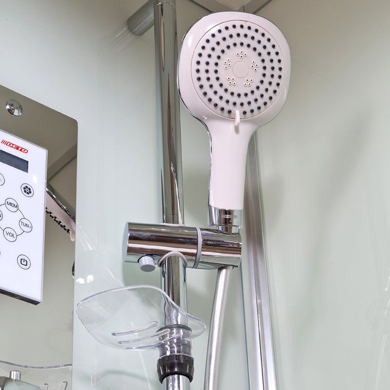 L 801 N с гидромассажем BLACK Душевая кабина DETO Серия L Z120 KERAVA с электрикой - Вид №7