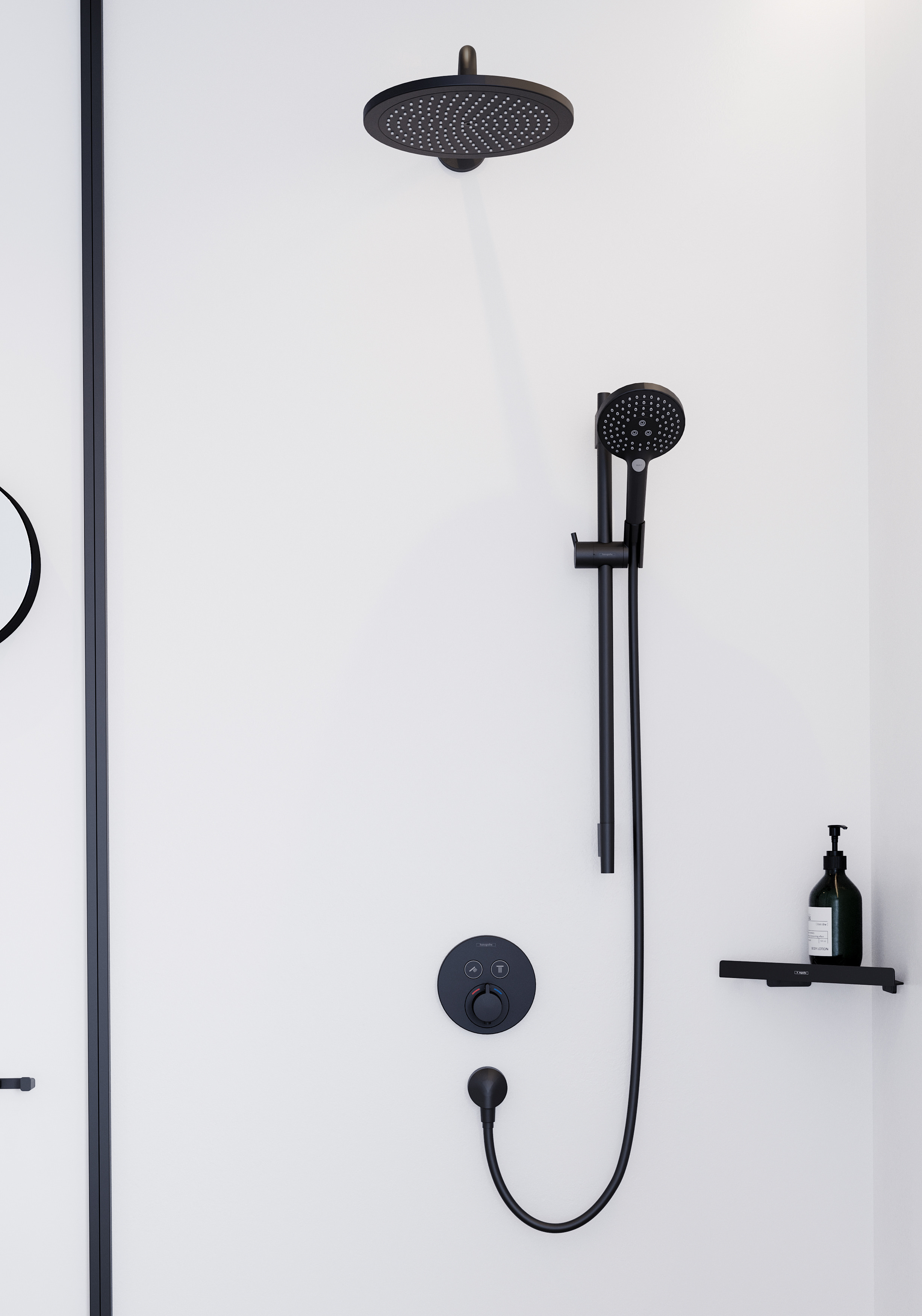 15743700 ShowerSelect S Термостат для скрытого монтажа, 2 функции Hansgrohe  - Вид №6