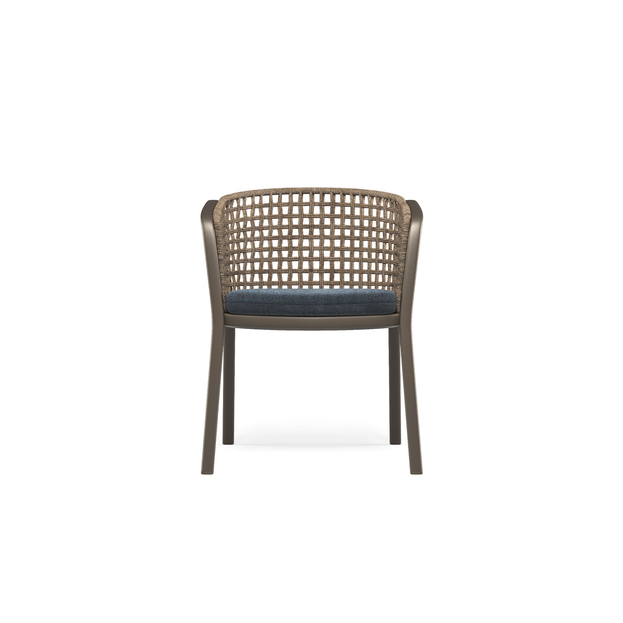 Алюминиевый стул и квадратный плетеный Канат emu ARCH-00123774 - Вид №1