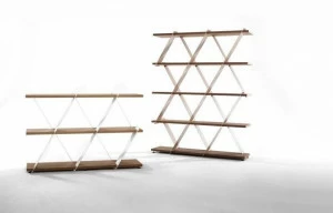 Tonin Casa Открытый самонесущий двухсторонний стеллаж из дерева