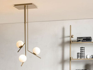 Металлический подвесной светильник