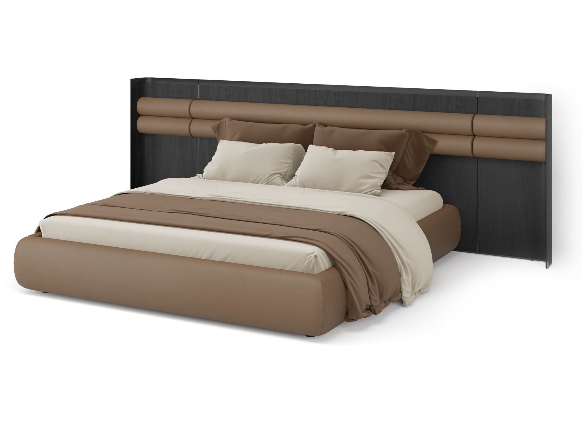 Двуспальная мягкая кровать Gallotti&Radice SUNRISE ARCH-00139210