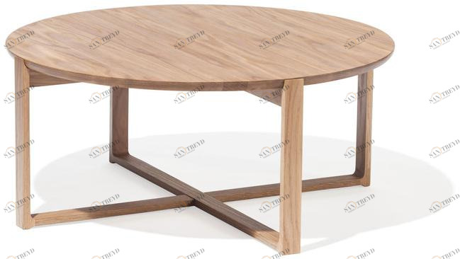 TON Низкий стол из массива дерева Delta 724