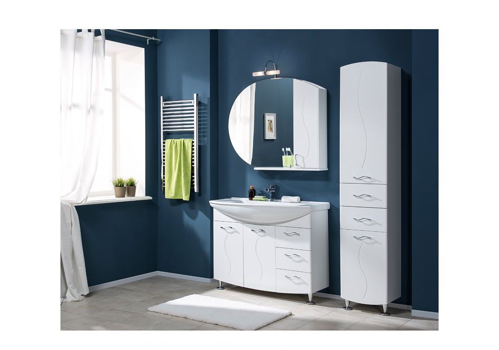 Тумба с раковиной Aquanet Моника 105 белый 0018677200184263 - Вид №4