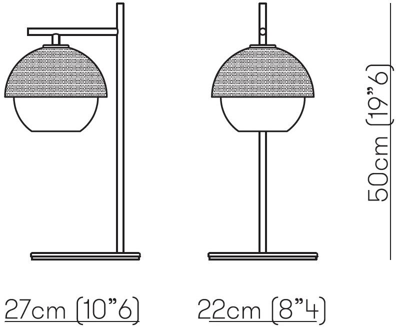 VeniceM Настольная светодиодная лампа из латуни с диммером Urban sun-id-1463562 - Вид №5