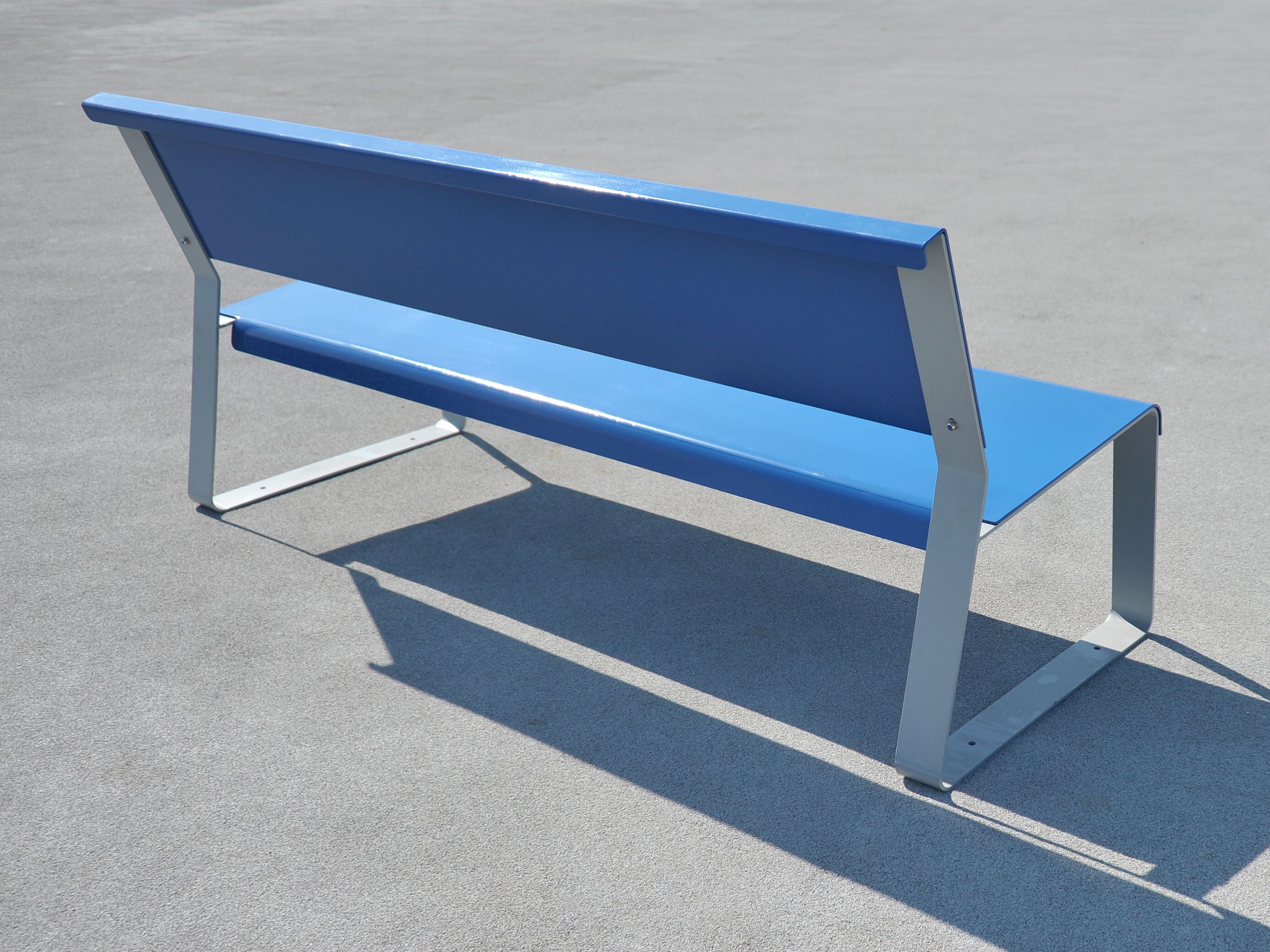 Оцинкованная стальная скамья со спинкой Viscio Urban Design MATKA ARCH-00050896 - Вид №5