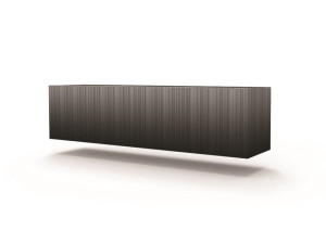 Подвесной шкаф из МДФ с распашными дверями