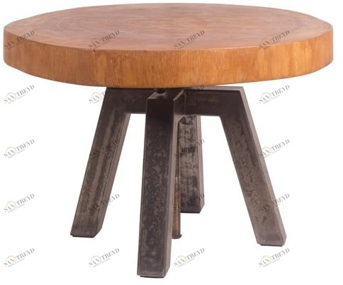 Il Giardino di Legno Круглый журнальный столик с регулируемой высотой Remix Rmix041a