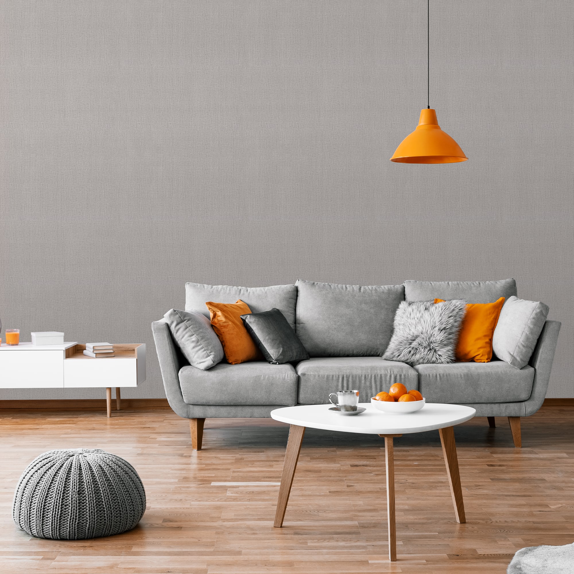 83684901 Обои флизелиновые Euro Decor серые 1.06 м 6010-11 Mia Santreyd - Вид №2