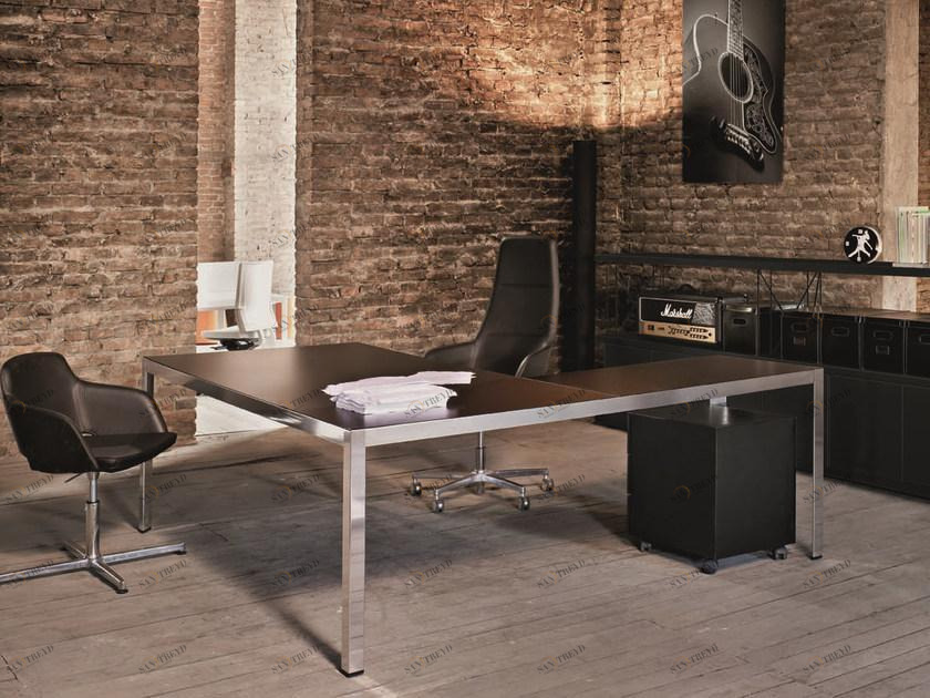 Sinetica Исполнительный угловой стол Frame + sun-id-1487422