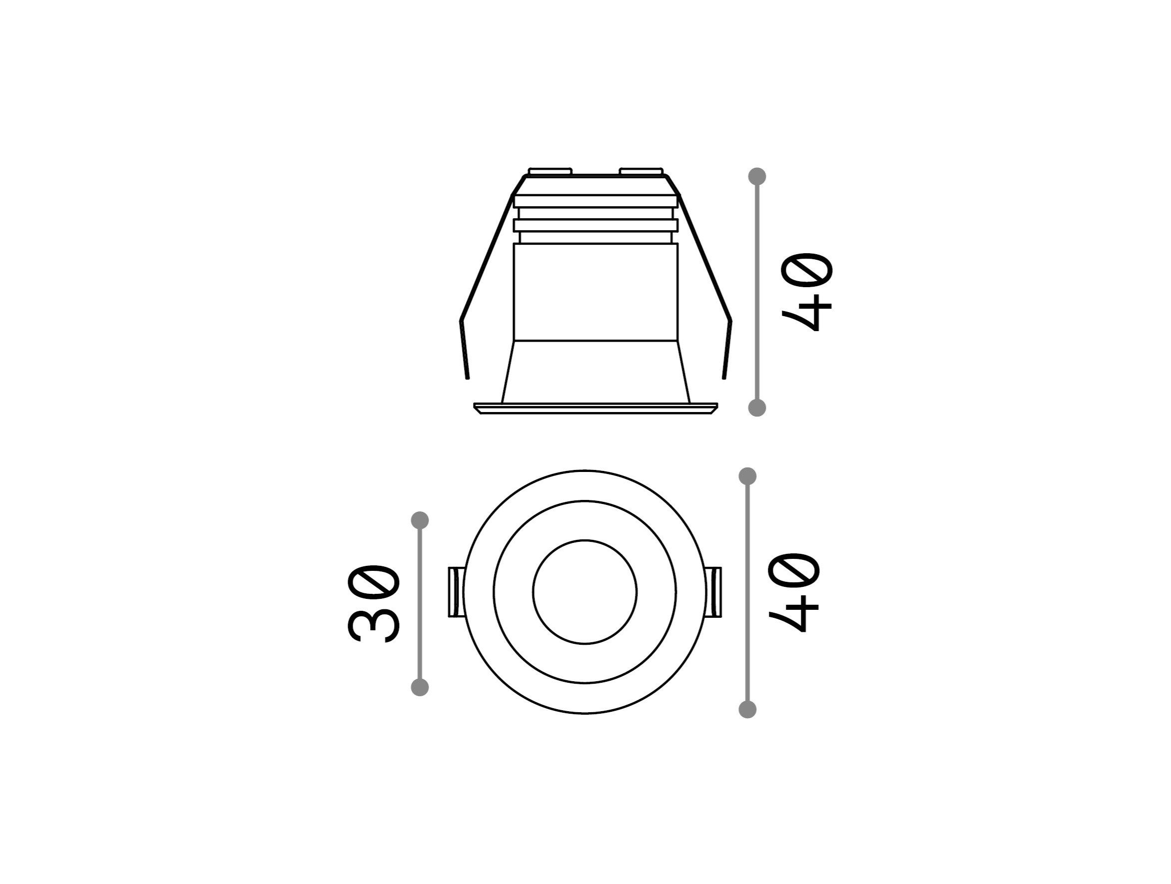 Металлический утопленный прожектор Ideal Lux вирус ARCH-00034222 - Вид №9